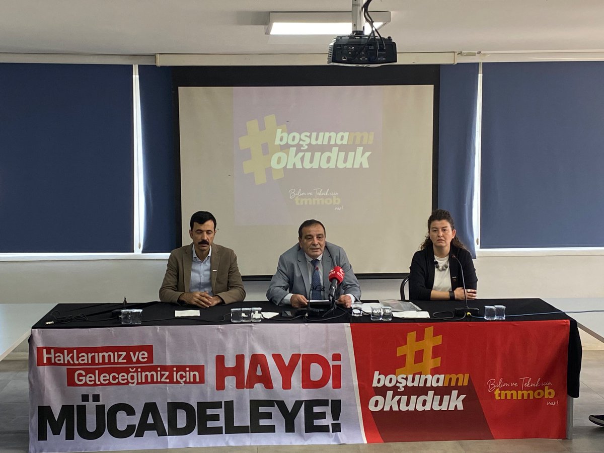 TMMOB1954's tweet photo. 🟡Bir dönemin en itibarlı, gözde mesleklerinin Cumhuriyetin 100. Yılında ne hale geldiğini, bugün hangi sorunları yaşadığını ortaya koymak ve çözümleri için sesimizi yükseltiyoruz.

🔴Haklarımız ve geleceğimiz için
HAYDİ Mücadeleye!

#boşunamıokuduk https://t.co/weHM0DNUf3