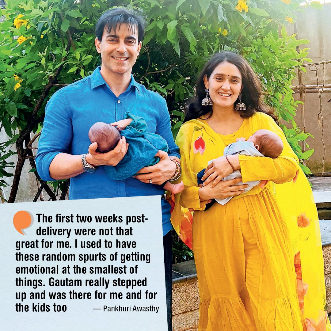 "I'm new to being a mom, I feel guilty for leaving my twins at home"    

#PankhuriAwasthy, who welcomed twins (a boy and a girl) with #GautamRode in July, talks about resuming work post-motherhood and more    

Read here: shorturl.at/xF148