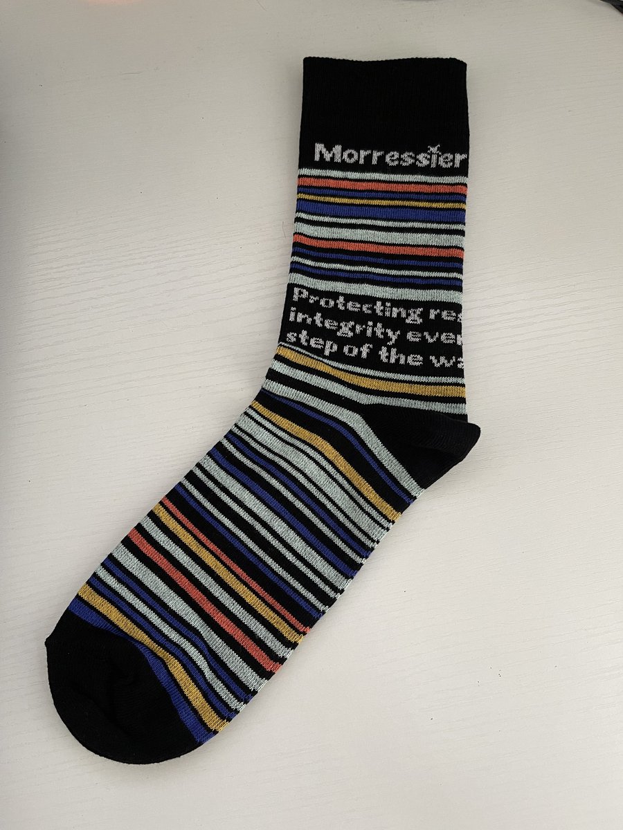 As Sami so ably demonstrates in his keynote introduction this morning at #ALPSP2023, Morressier’s research integrity socks are not just the talk of the show, they’re trending!