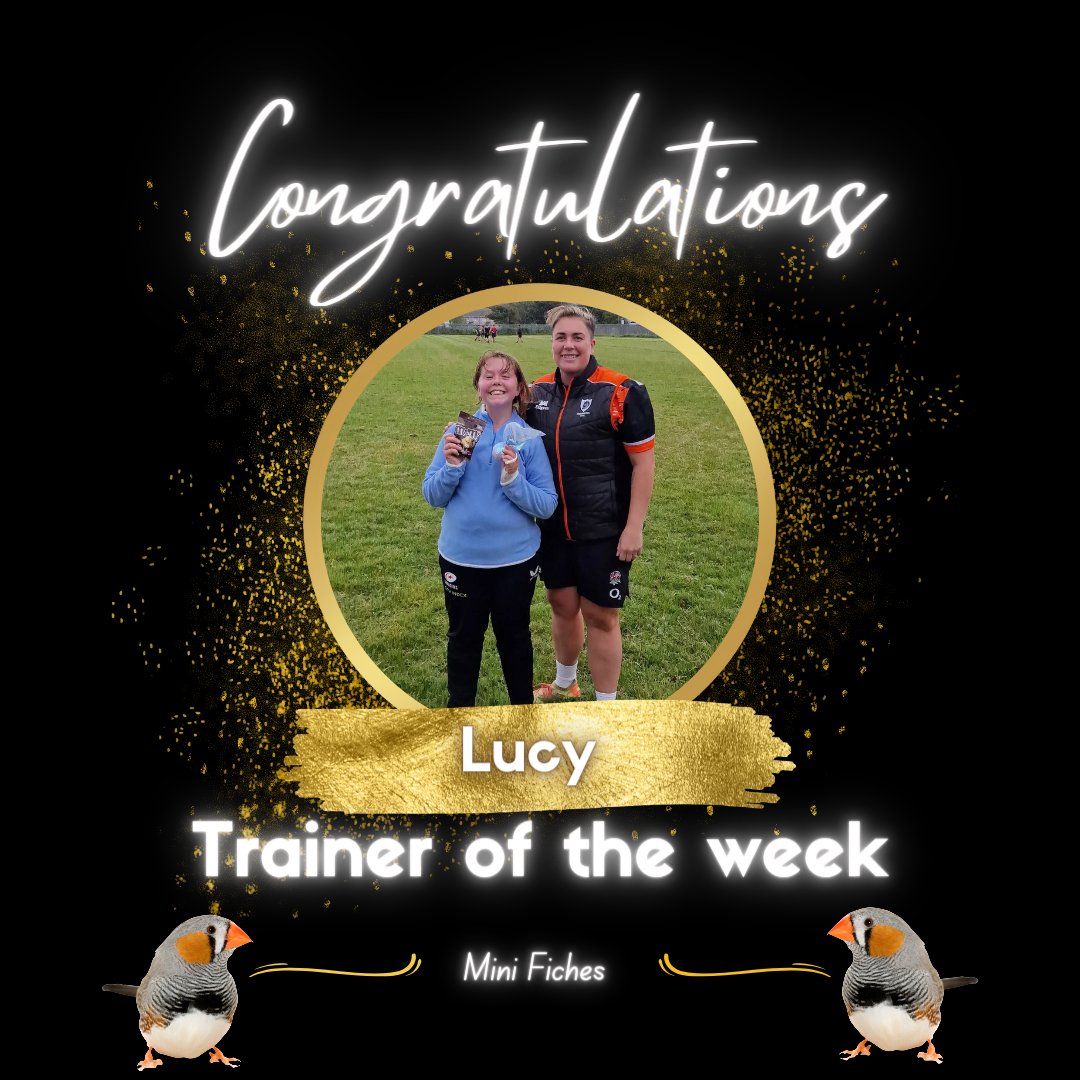 Tonight, we launched our girls Trainer of the week Our trainer of the week shows Teamwork Respect Enjoyment Discipline Sportsmanship And tonight Lucy showed us all of that! Well done Lucy 👏