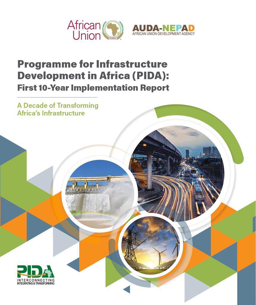 The Programme for Infrastructure Development in Africa #PIDA Implementation Report reflects on the 10-Year achievements & considerations on increasing investments for infrastructure development. 14th Sep: 4 PM EAT Join the launch of the latest Report. 🔗zoom.us/j/93798907053?…