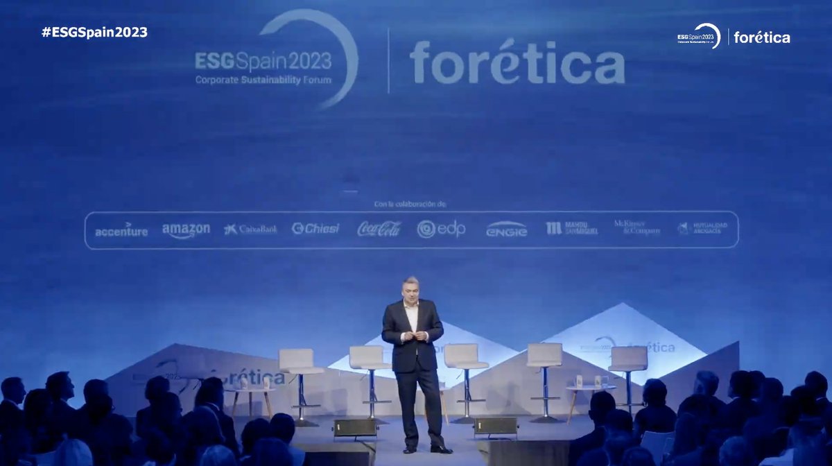 🗣 @GermanGranda, Director General de <a href="/Foretica/">Forética</a>, inaugura #ESGSpain2023 destacando el momento clave en que nos encontramos: “La sostenibilidad se ha convertido en un imperativo y en una gran oportunidad”.

🎥 Síguelo en directo: youtube.com/live/YmWl7TpDf…
