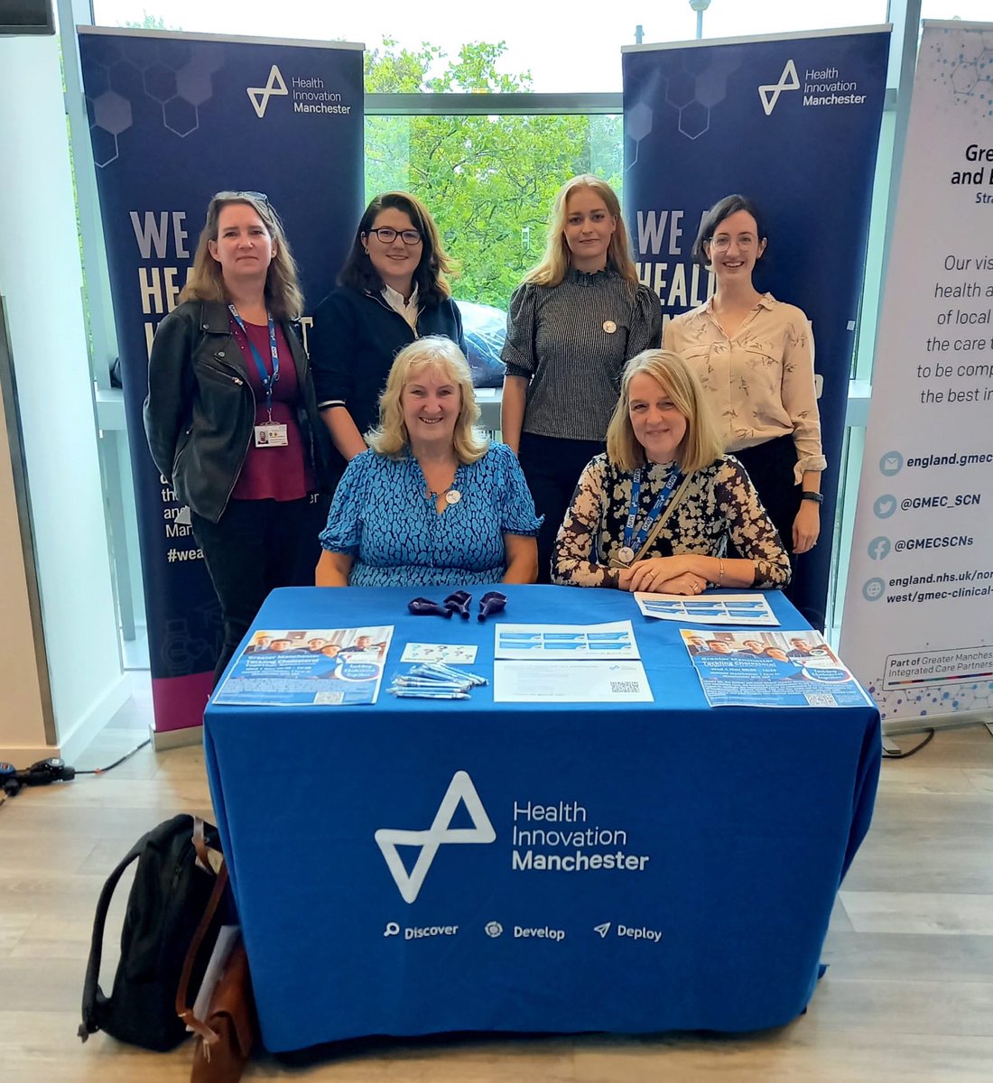 Today we are at the #HeartOfTheMatter GM CVD event! Come and say hi to the HInM team and learn more about the work we are doing to improve care and outcomes for people living with CVD 👋 #GMCVD #weareHInM