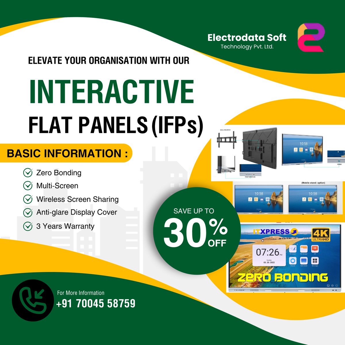 itxpress_'s tweet photo. Upgrade your organization's technology game with our advanced IFP panels.
@ElectrodataL

#ifp #interactiveflatpanel #advancedtechnology #electrodatasoft #itxpress https://t.co/G2plnLQm4E
