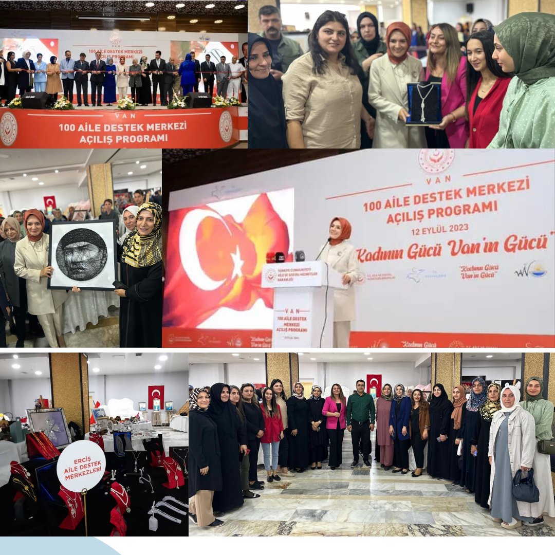 "Van'da 100 Aile Destek Merkezi’nin Açılışı" programına katılan Aile ve Sosyal Hizmetler Bakanımız Sn. Mahinur Özdemir Göktaş, Erciş Aile Destek Merkezleri standımızı ziyaret ederek merkezlerimizin faaliyetleri hakkında bilgi aldı. 
<a href="/karaloglu_murat/">Murat KARALOĞLU</a>