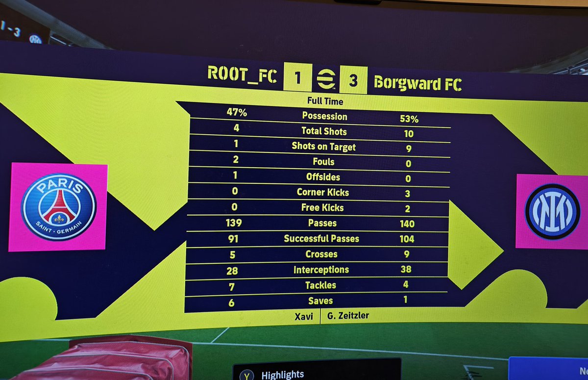 Ro0yq8's tweet photo. Yesterday match #pcgaming #eFootball24 #MidnightSnack https://t.co/qEF2vmzvEu