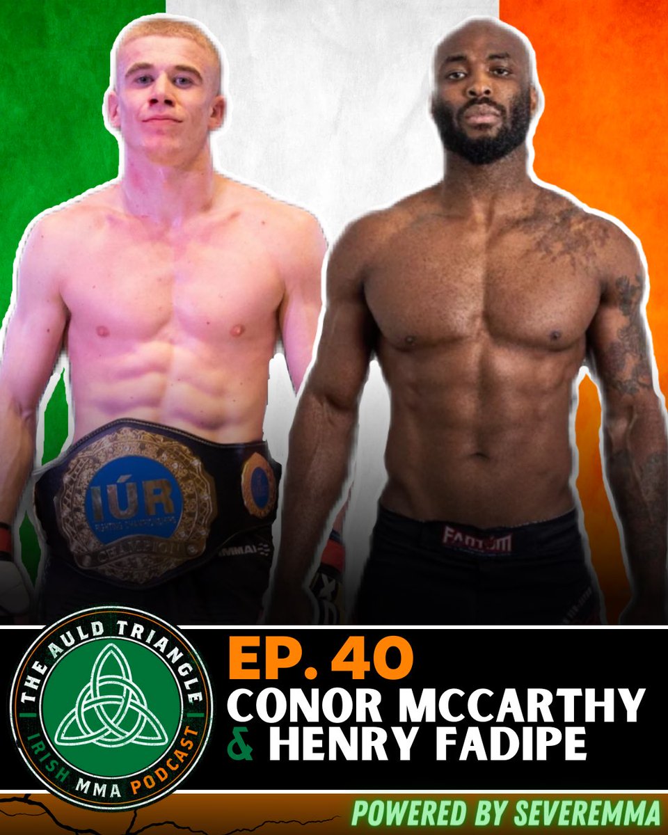andyste123's tweet image. New episode of The Auld Triangle is out now🇮🇪

Get it into your ears 🎧

We dissect all things #IrishMMA: from our UFC hopefuls, to the amateur grassroots.

KSW’s Henry Fadipe and amateur starling Conor McCarthy are in the hot seats this week ⬇️

severemma.com/2023/09/video-…