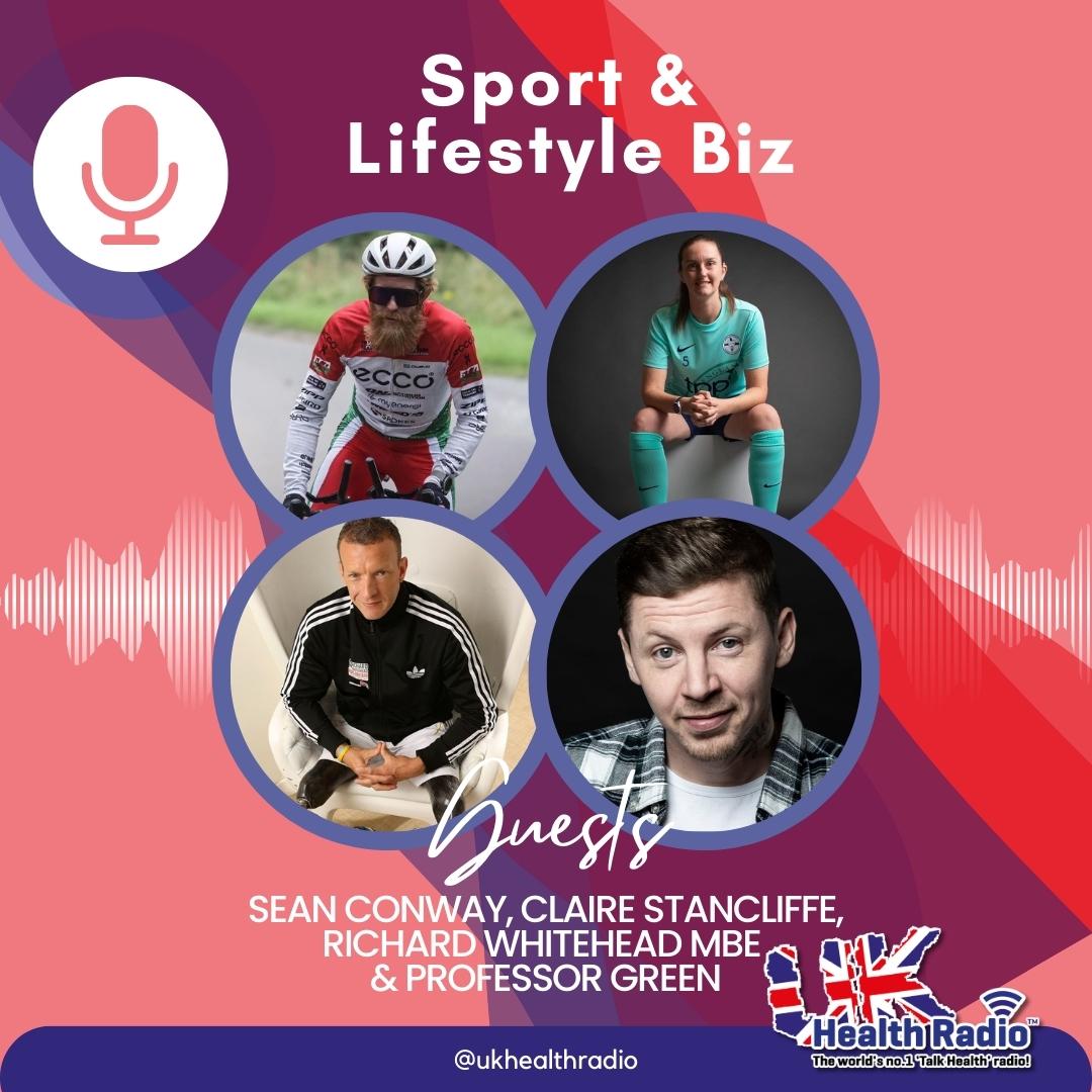ukhealthradio's tweet photo. Listen to @SportandLifest2 with @officialjmf44 on @ukhealthradio
🚴‍♀️@Conway_Sean #IronMan Distance 105 in 105 days.    ⚽️CLAIRE STANCLIFFE Capt England Women’s Deaf Football Team.
🏃‍♂️@Marathonchamp Teamwork &amp; #mentalhealth
🎙️ @professorgreen Data Poverty.

https://t.co/Q7SJU2MRkQ https://t.co/AWS9vKqOTH