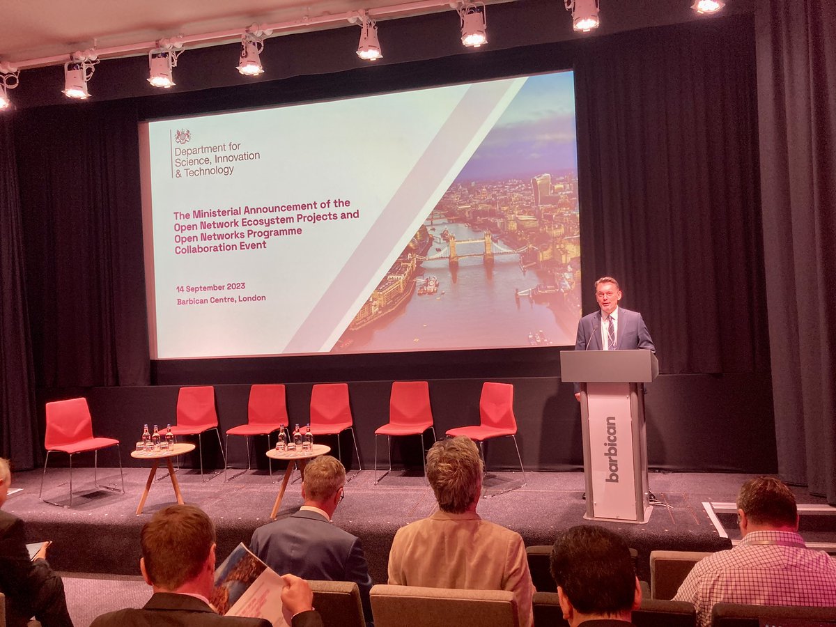 An exciting day ahead with a celebration of the #OpenRAN journey so far and announcements on new projects and open networks programme 📣 from <a href="/SciTechgovuk/">Department for Science, Innovation and Technology</a> #telecom #innovation #5G #technology