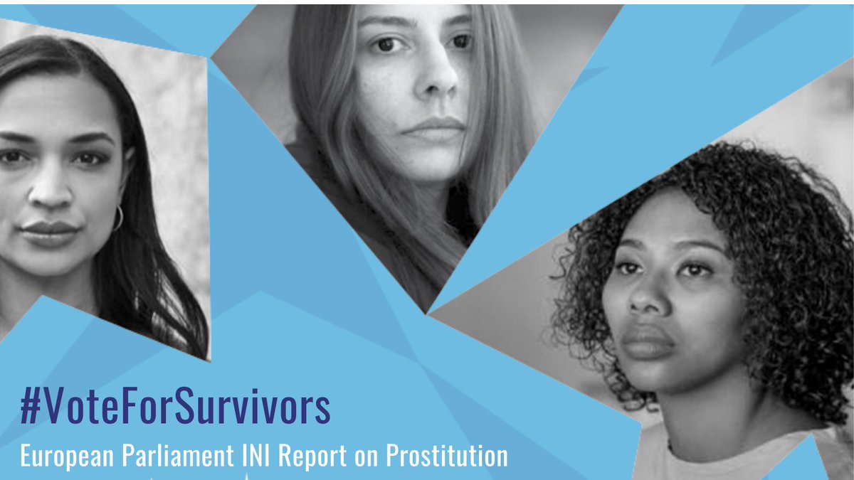 RuhamaAgency's tweet image. Today, the EU Parliament will vote on the report calling for a Europe-wide approach to prostitution. We invite the MEPs to #StandForSurvivors &amp;amp; vote in favour of the &apos;Regulation of prostitution in the EU&apos; report that promotes the adoption of the #NordicModel
