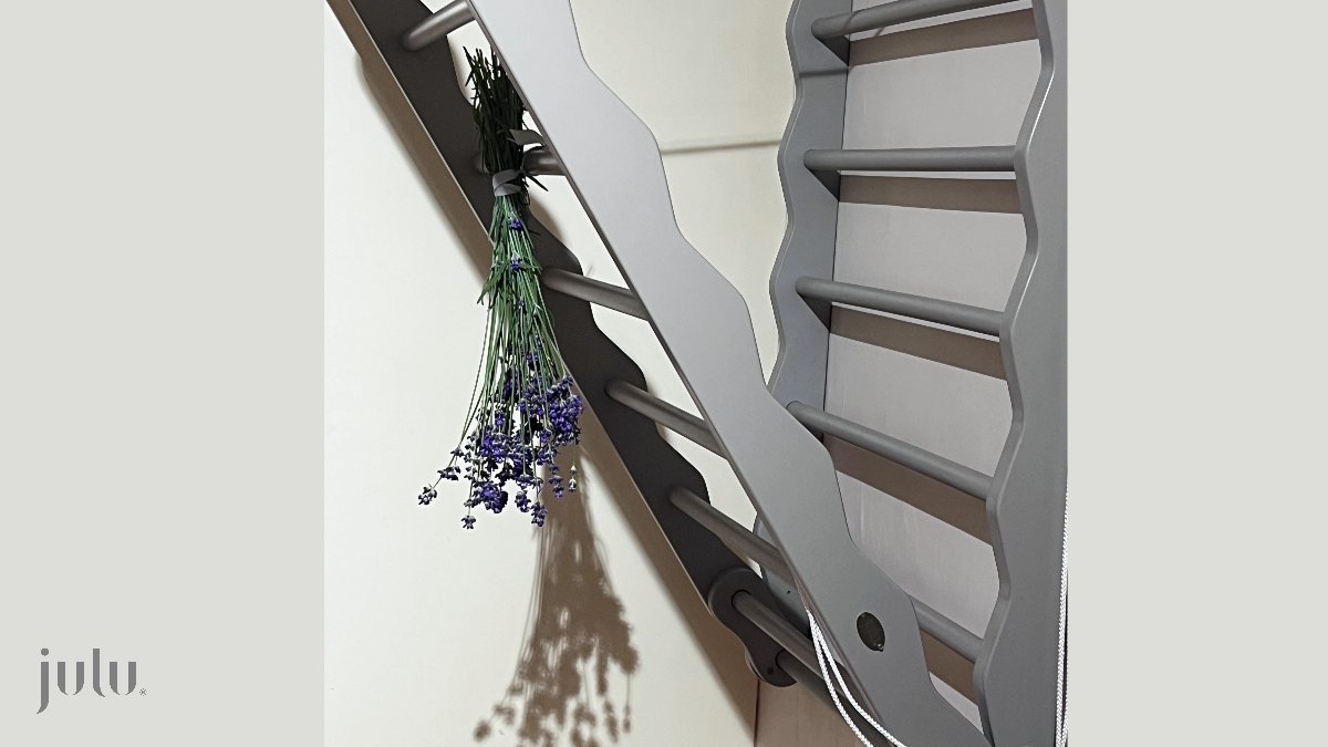 National Creative Day - simply picking a few flowers from the garden to place in vase or pick some lavender and hang to dry - being creative can be simple but is always therapeutic. What will you make today that will bring a smile to your heart?😍 #juluhome #linedrying #creative