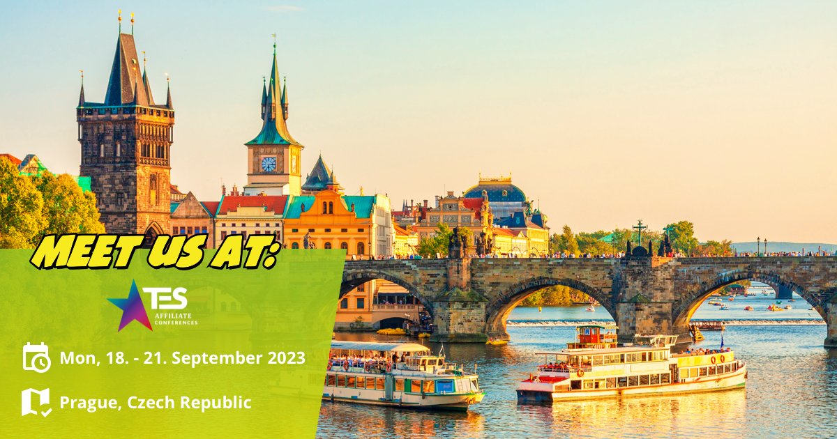 🚀 Thrilled to announce that #TrafficPartner is gearing up for the TES conference in Prague, Czech Republic! 🇨🇿 Catch us next week from September 18-21, 2023, as we rock the digital world! 🌐 #TES2023 #TrafficPartnerOnTour #PragueBound #dating #affiliate
