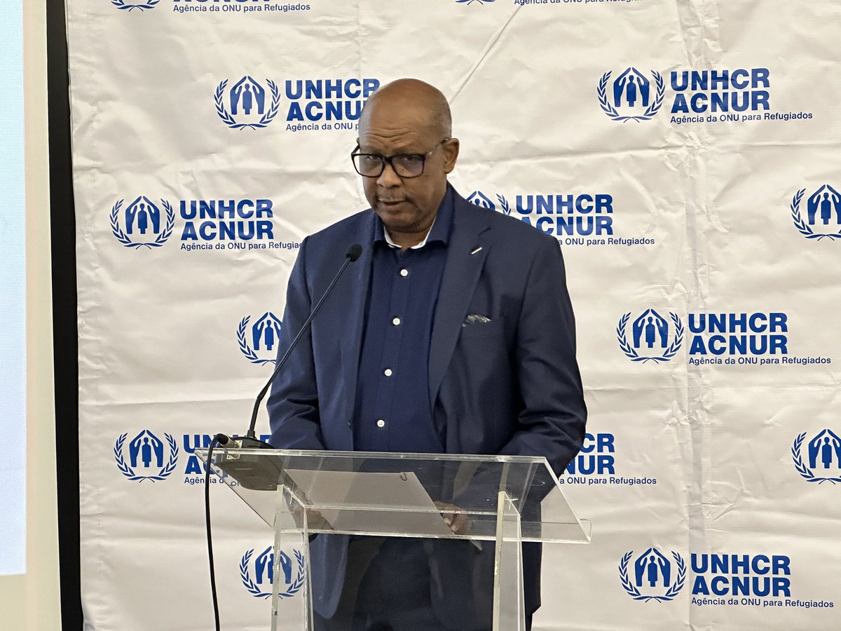 UNHCRMozambique's tweet photo. Happening now: UNHCR Mozambique´s @AhmedBaba_Fall addressing open remarks of the 3rd UNHCR &amp; Partners Meeting, taking place in Maputo from 14 to 15/09

This meeting brings together all strategic partners, including the Gov🇲🇿 represented by @ICalamidades and INAR representatives. https://t.co/pmX7INbUvq