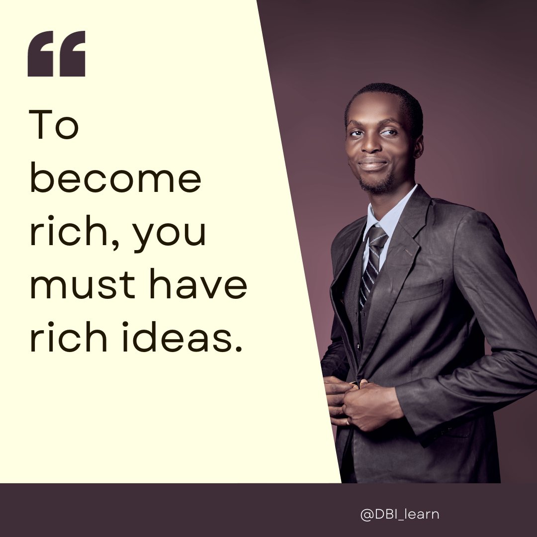 E_ben11's tweet photo. The Path to Becoming Wealthy

Becoming rich isn't just about having lots of money. It's about having something even more valuable: rich ideas.
👇👇 https://t.co/GG2XXTFzIK