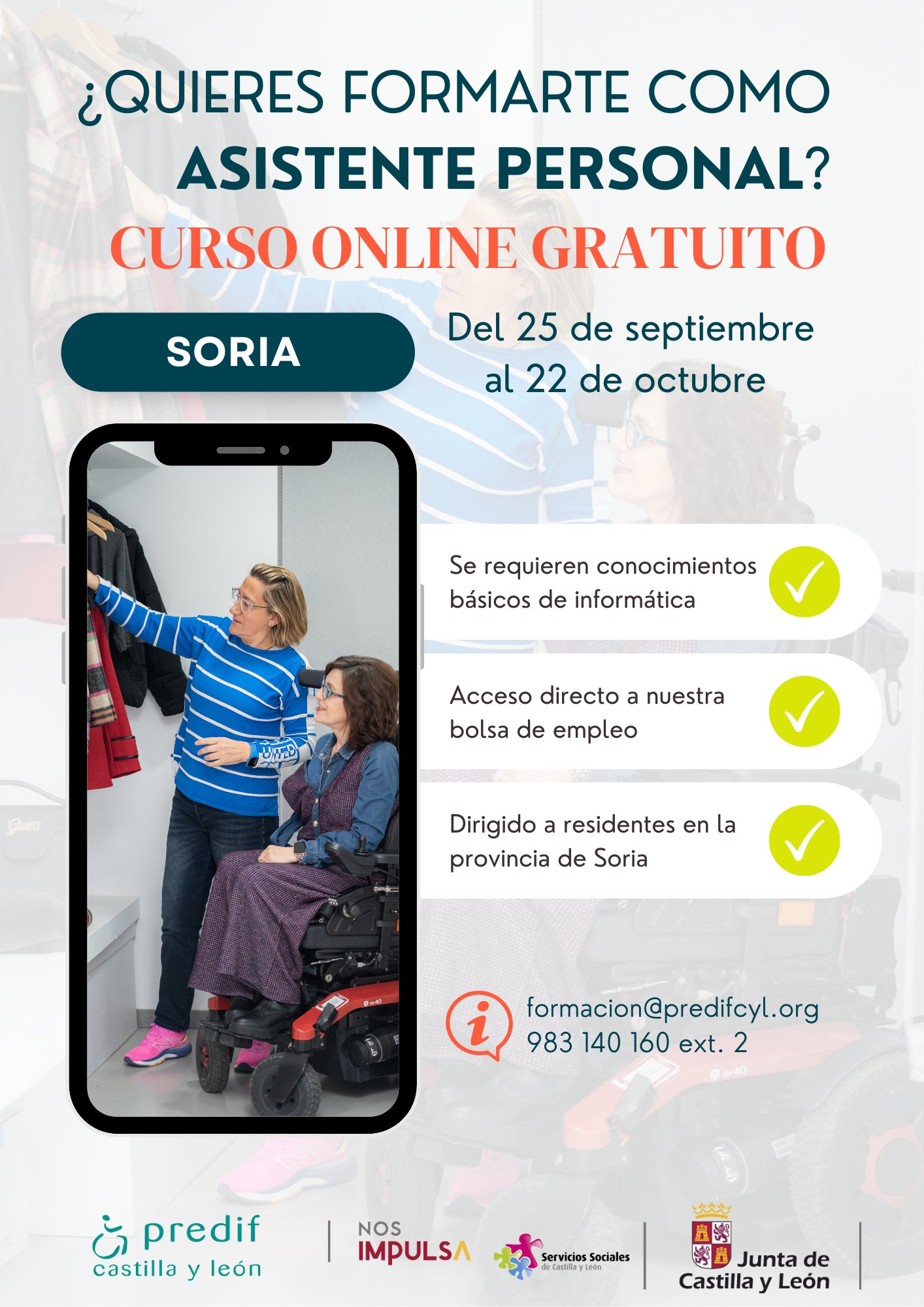 Cartel del curso para residentes Soria