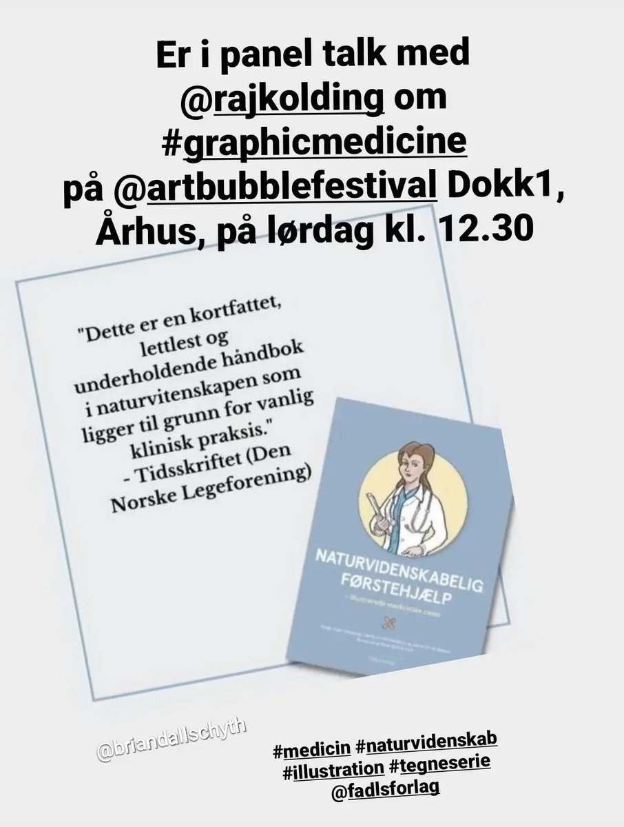 #medicin #naturvidenskab #formidling #graphicmedicine #grafisknovelle #tegneserie #lærebog #artbubble