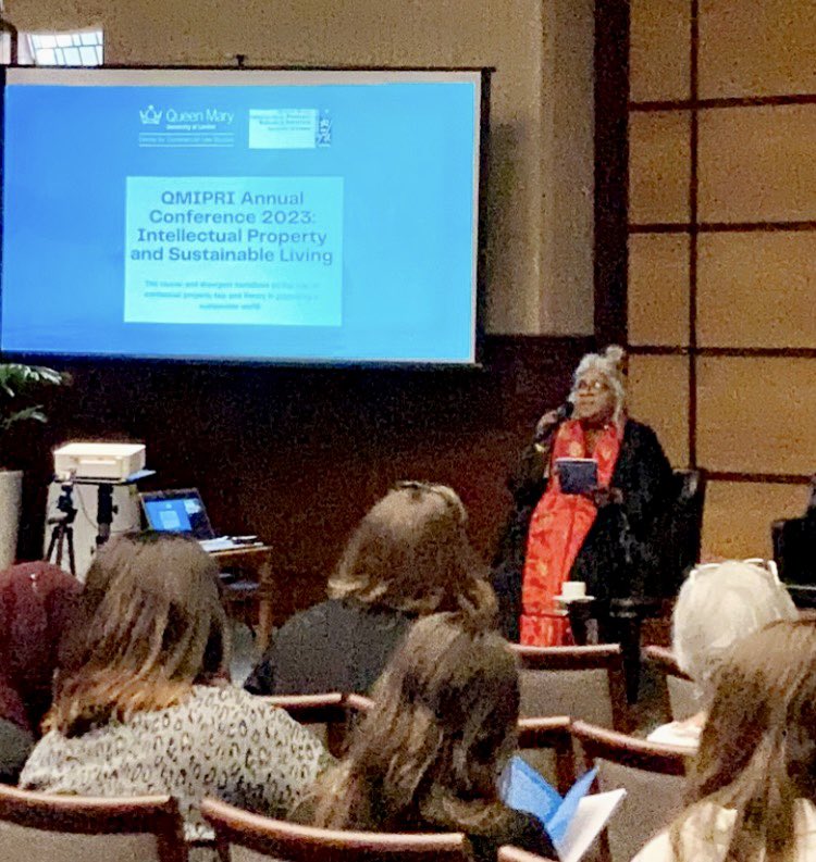 Professor Uma Suthersanen  welcomes us all to the conference