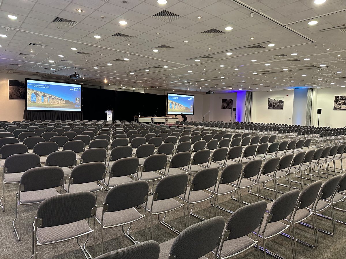 All set for our joint meeting in Harrogate. A very warm welcome to all our delegates and sponsors. 

#bsurendo