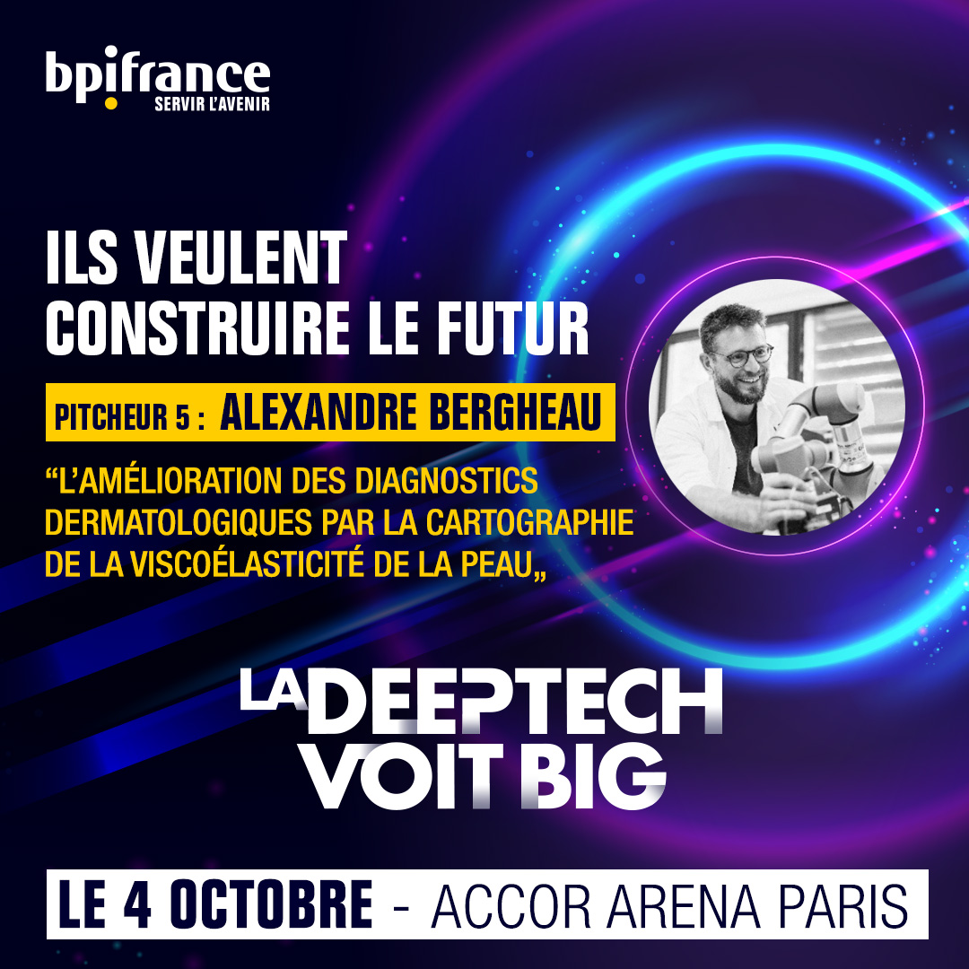 🩺 SANTÉ : L'amélioration des diagnostics dermatologiques par la cartographie de la viscoélasticité de la peau (Alexandre Bergheu, Centrale Lyon x Pulsalys)