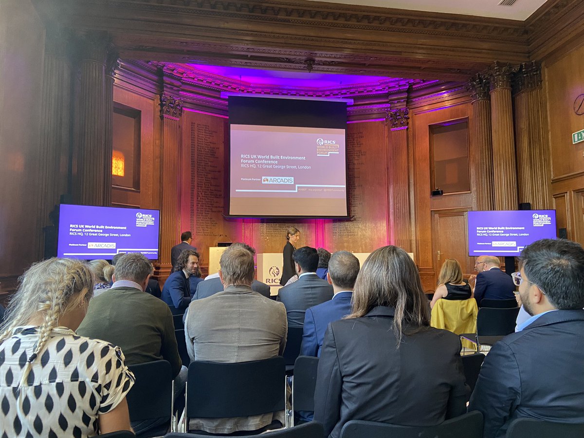 Looking forward to the World Built Environment Forum today at RICS HQ. #WBEF
