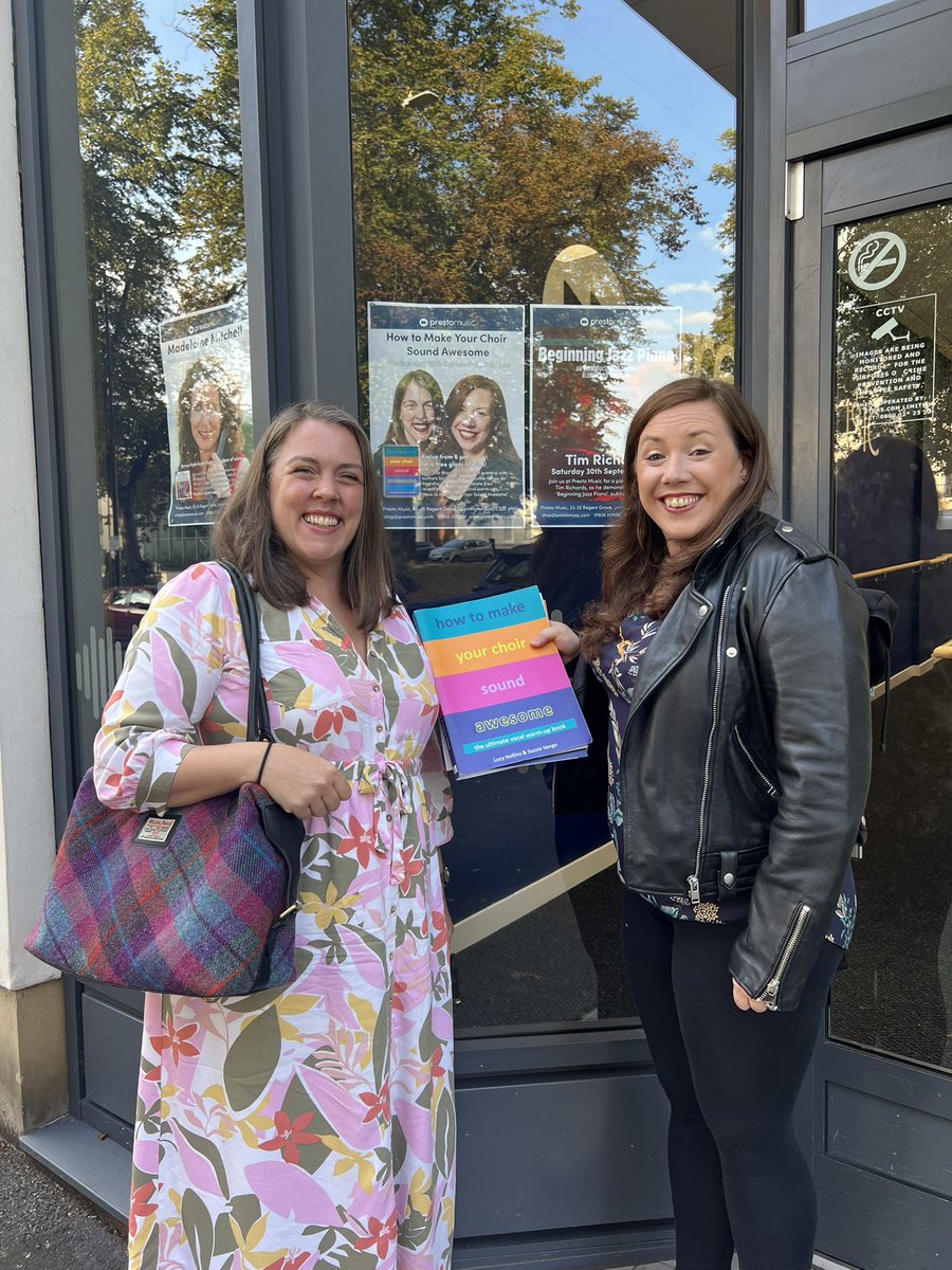 how to make your choir sound awesome (@suzzieandlucy) on Twitter photo Thank you so much to everyone who joined us for our book launch <a href="/PrestoMusicCom/">Presto Music</a> yesterday! 🥳
It was great to finally get our hands on our Presto Music Choral Publication of the Year 2022 award 🏆
📲BUY howtomakeyourchoirsoundawesome.com
#howtomakeyourchoirsoundawesome #choir #singing Thank you so much to everyone who joined us for our book launch <a href="/PrestoMusicCom/">Presto Music</a> yesterday! 🥳
It was great to finally get our hands on our Presto Music Choral Publication of the Year 2022 award 🏆
📲BUY howtomakeyourchoirsoundawesome.com
#howtomakeyourchoirsoundawesome #choir #singing