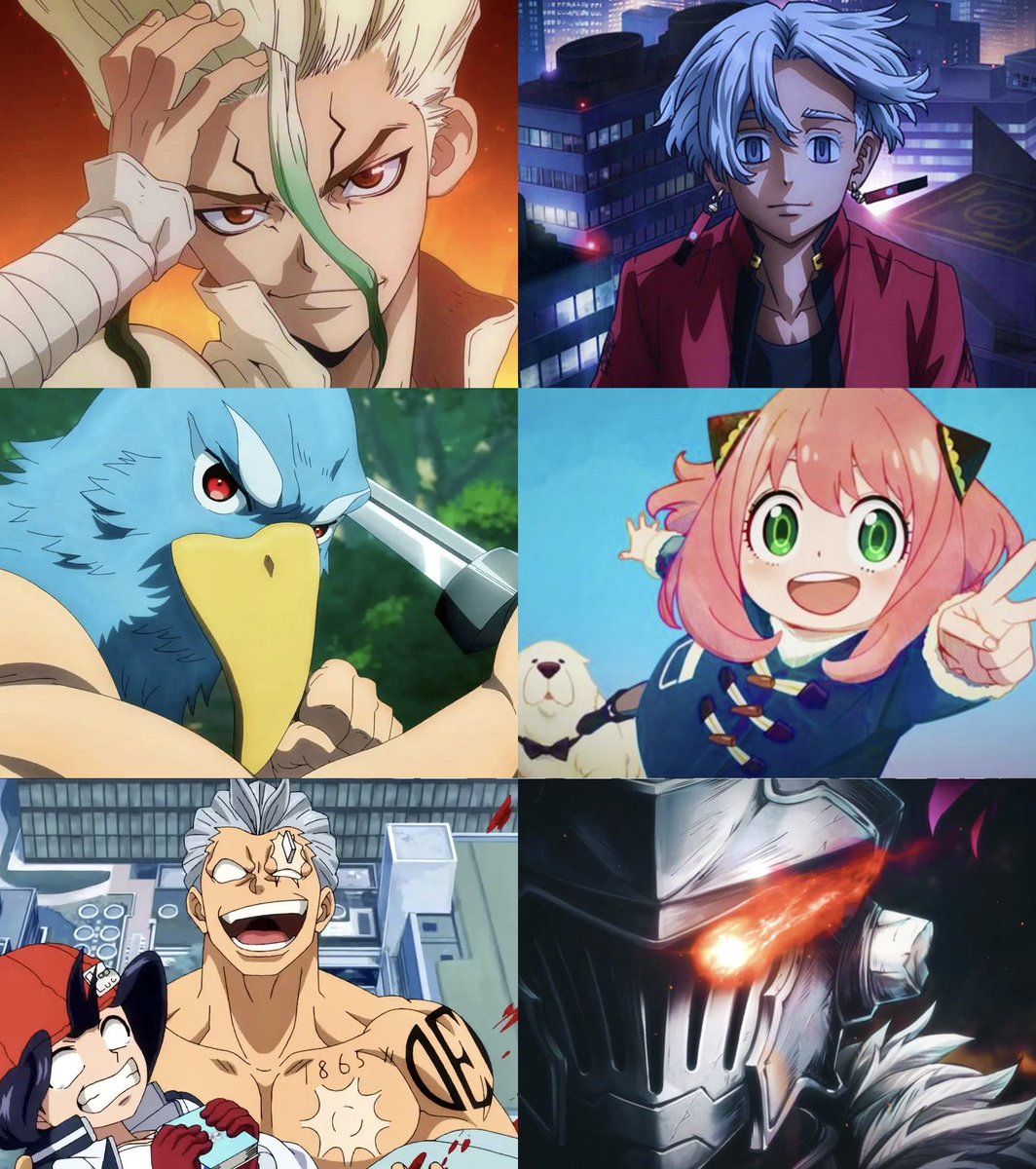 animeofr's tweet photo. 🚨LES PLUS GROSSES SORTIES ANIME POUR LE MOIS D’OCTOBRE 2023 🤯 :

01/10 : Saison 2 Spy x Family 🕵️‍♂️
01/10 : Shangri la Frontier 🕊️
01/10 : Captain Tsubasa Saison 2 ⚽️
03/10 : Tokyo Revengers Saison 3 ⛩️
04/10 : The Eminence in Shadow Saison 2 🌙
06/10 : Undead Unluck 💪🏻
08/10 : Four Knights of the Apocalypse ⚔️
12/10 : Dr Stone Saison 3 Partie 2 🧪
21/10 : Les Carnets de l’Apthoticaire 🍂

Le mois d’Octobre c’est du poulet 🍗