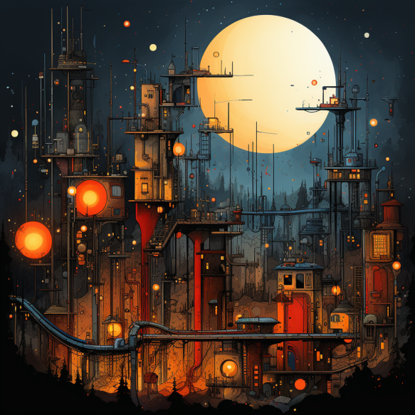 Ereborh_'s tweet photo. ✨|•Daily DevIAtion•|✨
🎭@TheCryptomasks🎭
City at night :)
#WeAreCryptoMasks #AIIA #midjourneyartwork #digitalart https://t.co/tBFrm5EZDd