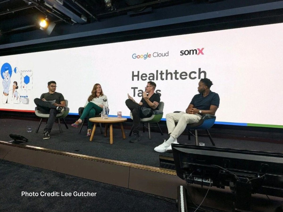On Monday we hosted SomX #HealthTech Talks: "The Promise of AI in #Biotech", sponsored by <a href="/googlecloud/">Google Cloud</a>

Highlights include:

💡 AI can accelerate the drug discovery process
💡 Transparency is needed to communicate the impacts of AI in healthcare
💡 Poor data in = poor data out