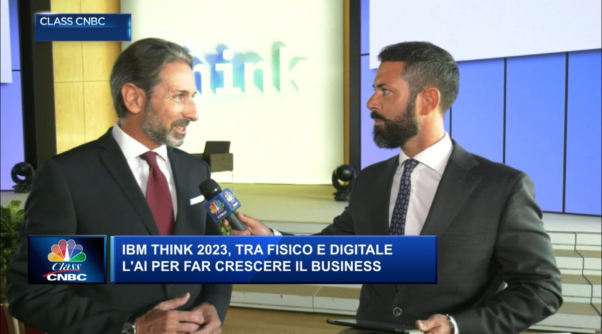 classcnbc's tweet image. Al via #ThinkMilano 2023, l’evento annuale di #IBM dedicato all’innovazione. Tanti trend tecnologici al centro del forum: #sostenibilità, #AI e #automazione, #hybridcloud, #quantum e #cybersecurity

Ai nostri microfoni Stefano Rebattoni (@sterebattoni), Ad e Presidente @IBMItalia…
