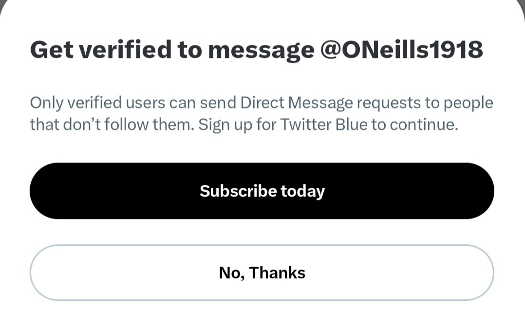 Dromey's tweet photo. @ONeills1918 Hi @ONeills1918, in order to send you a DM, I believe you need to follow me. https://t.co/UvMbpbj0dW