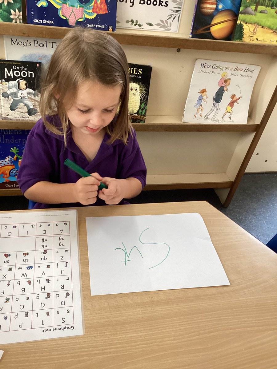 TadPrimaryAcad's tweet photo. Inspired writing today from our Reception children. They are loving learning more sounds everyday. #Tadcasterwriting #TadcasterEYFS @LettersSounds @eboractrust https://t.co/qVT81nOZgo