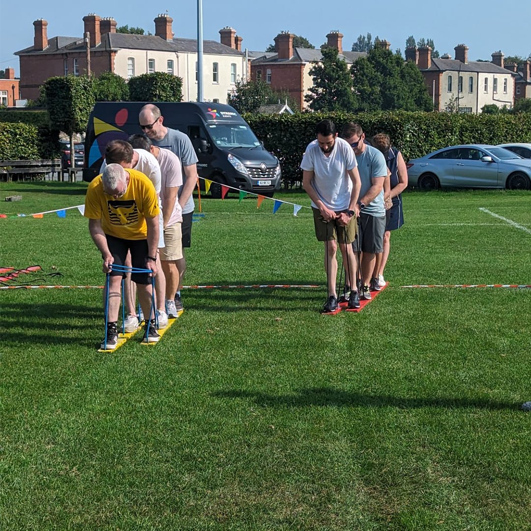 DynamicEventsIE's tweet image. We recently ran a Celtic Challenge event for our awesome friends at @EnelXGlobal! The event took place at @WanderersFC1870, and it was a day filled with fun, laughter, and incredible moments. 🍀

#CelticChallenge #DynamicEventsIreland #EnelX #TeamBuilding #IrishTradition