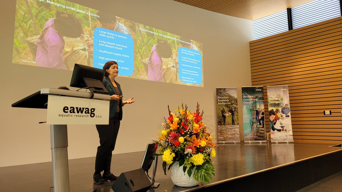 💡 There are still huge differences in the world in terms of access to water, access to clean water and sanitation

The Eawag department @Sandec_Eawag is working to close this gap as Sara Marks shows in her presentation at the #eawaginfotag 

#eawaginfeau #eawaginfotag2023 #SDG