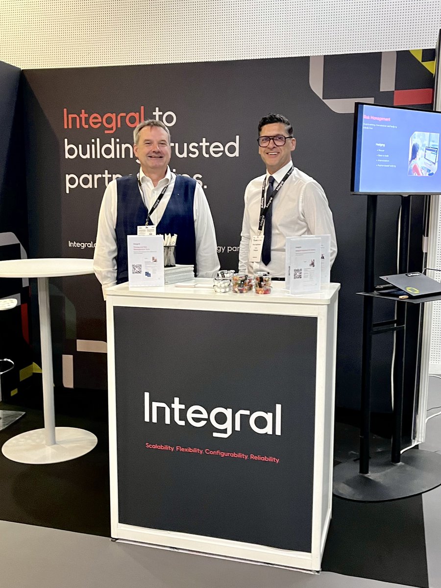Our friendly sales team are ready for another busy day <a href="/TradeTechFX/">Trade Tech FX</a> in Paris. Stop by booth #8 to find out how our technology can support your e-trading business #tradingtechnology #weareintegral