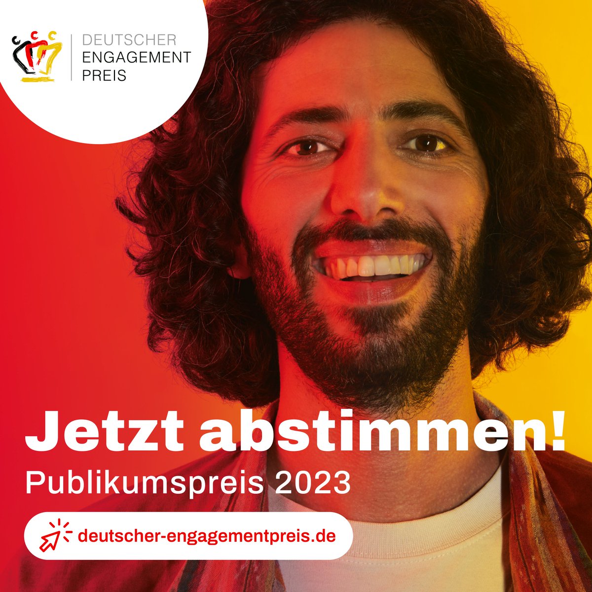 🏆 Haut in die Tasten, denn: die Abstimmung zum Publikumspreis 2023 von @EngagiertenInfo hat begonnen! Bis zum 24. Oktober könnt Ihr den freiwilligen Engagierten mit einem Klick „Danke“ sagen ❣️ Abstimmen könnt Ihr ganz einfach unter ➡️ deutscher-engagementpreis.de/publikumspreis