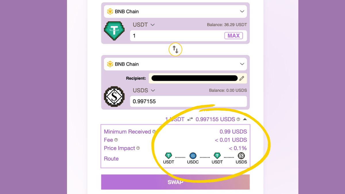 DayDayDeFi's tweet photo. Swap smarter with @WombatExchange for the best rates. 

Arbitrage like a pro!🤑🤫 https://t.co/KpItWL0XAn