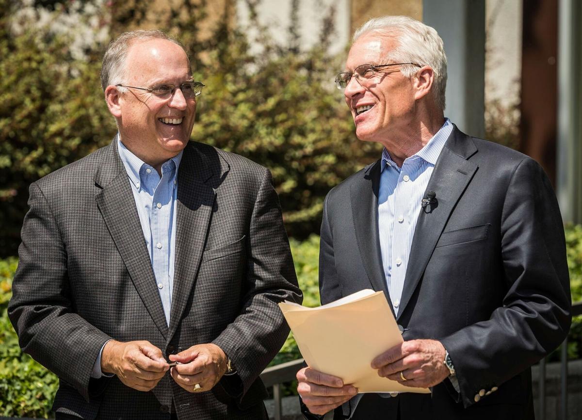 At roughly the same time Crystal Towers United protested outside of HAWS' board meeting, Don Flow received the Order of the Longleaf Pine:
journalnow.com/news/local/flo…