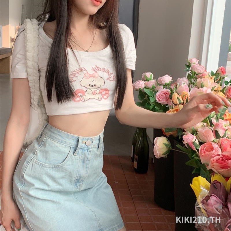 poppy_rjk's tweet photo. ￼กระโปรงยีนส์เอวสูง ปักลายดอกไม้คิ้วท์เกิ๊น✨🌷 https://t.co/Lq9dxUQ1ah