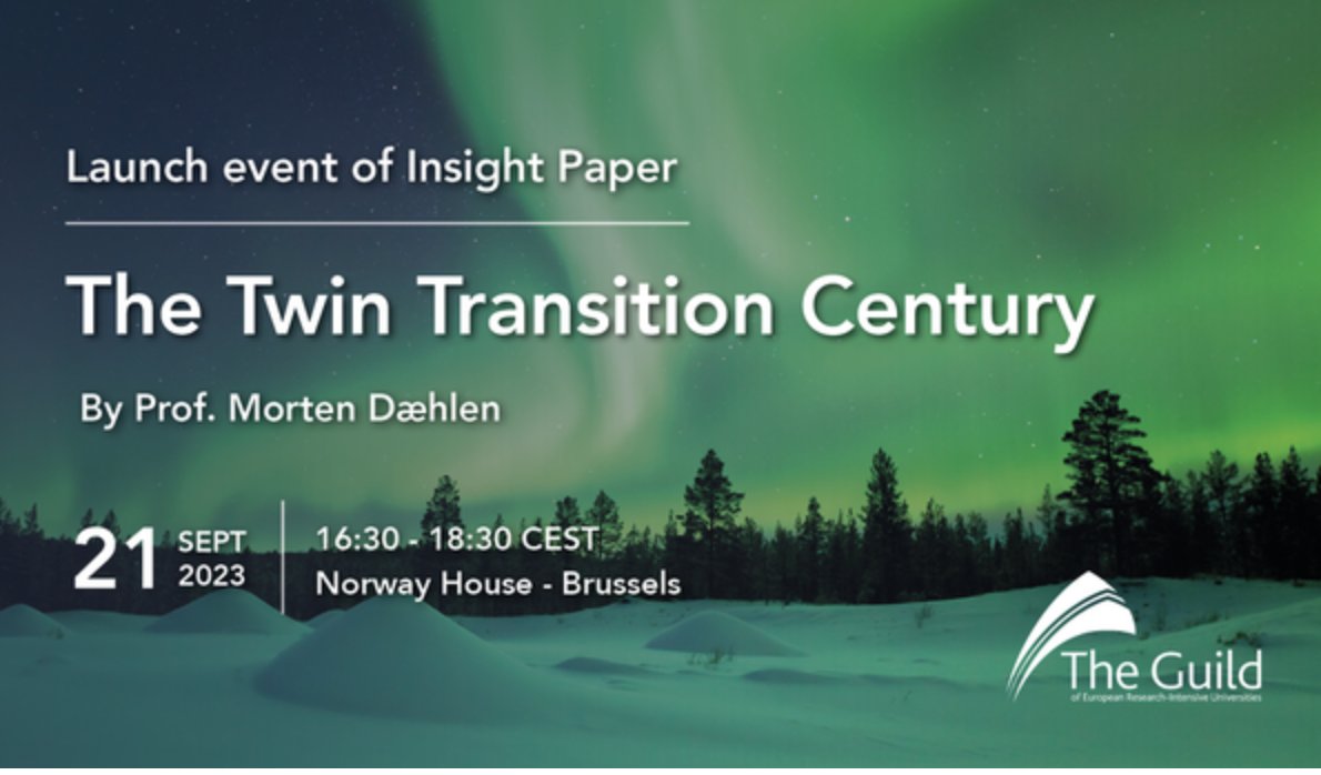 Jan Palmowski (@janpalmowski) on Twitter photo At the #SOTEU address <a href="/vonderleyen/">Ursula von der Leyen</a> doubled down on the #GreenDeal and the #DigitalTransition. How can research contribute? How can they reinforce rather than undermine each other? Launch of <a href="/guildeu/">The Guild</a> seminal insight paper by <a href="/mortendaehlen/">Morten Dæhlen</a> next week 👉bit.ly/3PAYNPN At the #SOTEU address <a href="/vonderleyen/">Ursula von der Leyen</a> doubled down on the #GreenDeal and the #DigitalTransition. How can research contribute? How can they reinforce rather than undermine each other? Launch of <a href="/guildeu/">The Guild</a> seminal insight paper by <a href="/mortendaehlen/">Morten Dæhlen</a> next week 👉bit.ly/3PAYNPN