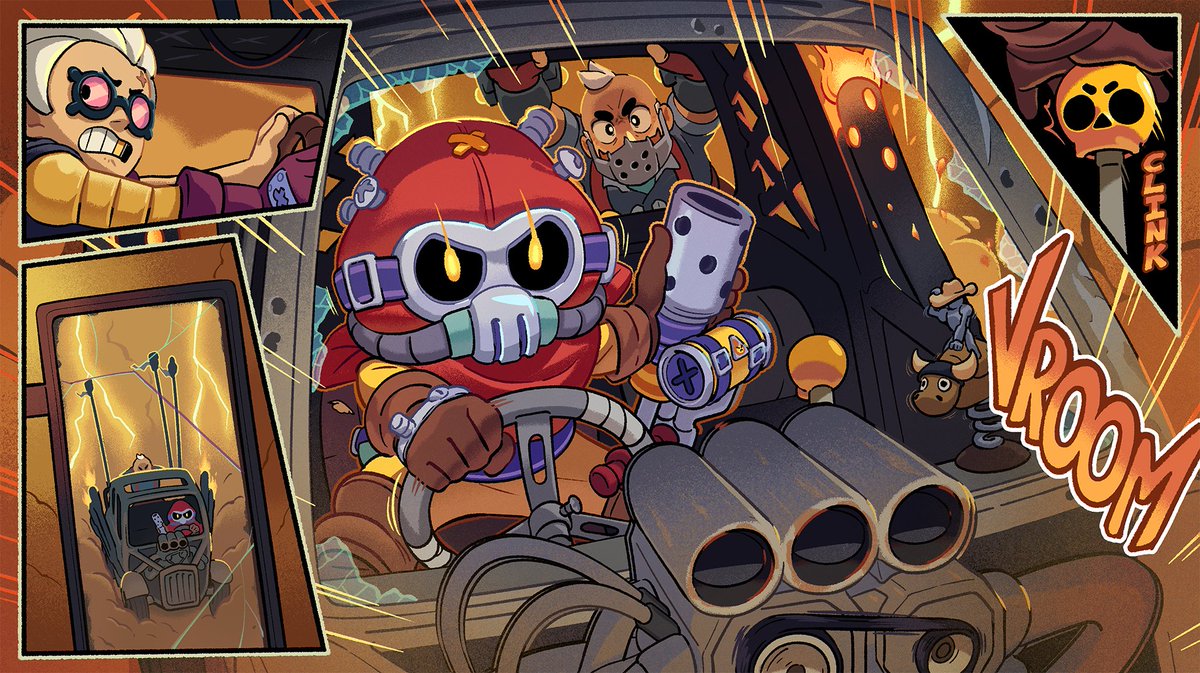 BrawlStars's tweet image. "What a day! What a LOVELY day!" 🚗

Not so lovely Raider Cordelius rides into the Shop today! 🔥

#RangerRanch