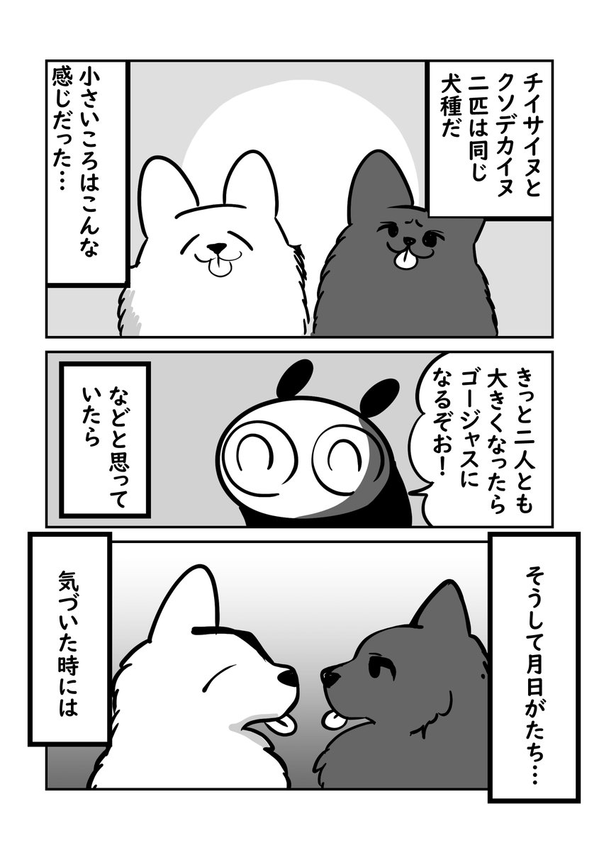 同じ犬のはずなのに何故か片方だけ…