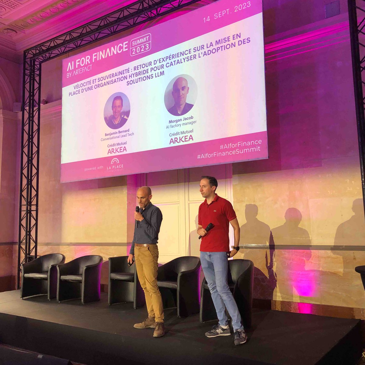 BienveillanceFi's tweet image. AI in action with the TOCK project by #CreditMutuelArkea et excellente présentation #AIforFinance