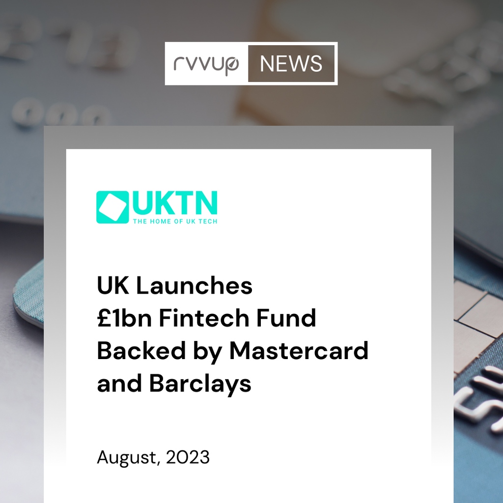 New £1bn Fintech Fund in the UK. Source: @UKTNofficial. Read more at linkin.bio/rvvup. #venturecapital #ukinvestment #rvvup #payments #paymentgateway #onlinepayments #digitalpayments #paymentsolution #fintech #ecommerce