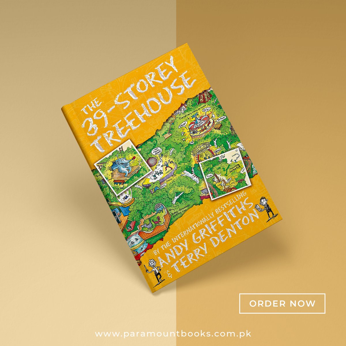 'The 39-storey Tree House' 
For more, Visit: paramountbooks.com.pk/pro.../the-39-…

#39StoreyTreehouse #AndyAndTerry #HilariousRead #ChildrensBooks #AdventureReads #paramountbooks #childrenstorybooks #fiction #kids #kidstime