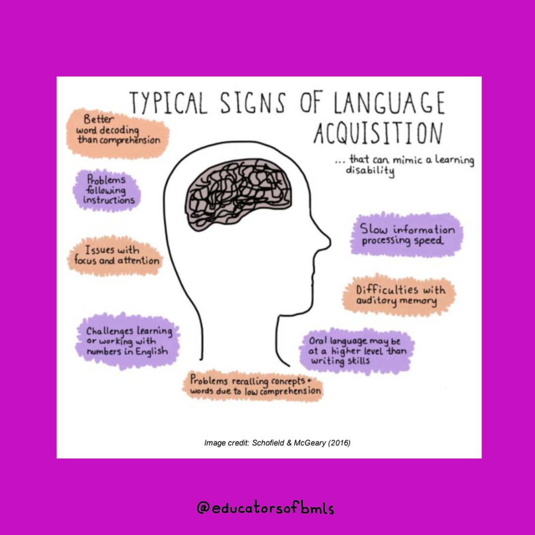 educatorsofbmls's tweet photo. Did you know that language acquisition in BMLs can mimic a learning disability?
#bilingualparenting #multilingual #bilingualkids #educatorsofbmls #homelanguagemaintenance #expatmom #expatmoms #expatmum #expatmums #multilingualkids https://t.co/AcuetXaXmt