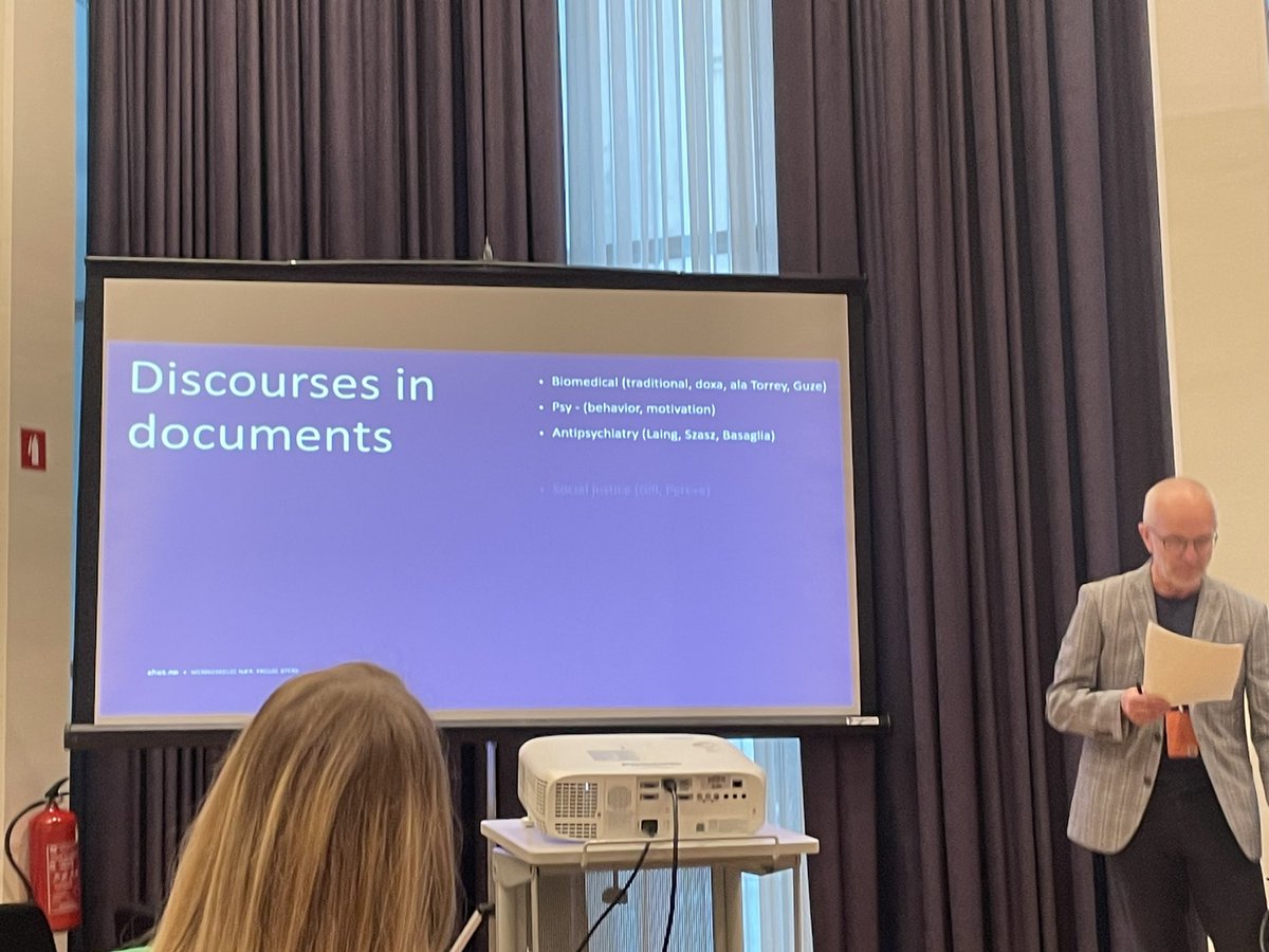 Chris Wagstaff (@chris_wagst) on Twitter photo A great talk by <a href="/OlavNyttingnes/">Olav Nyttingnes</a> documenting the debate within Norway about medication free services. #ECMH2023 A great talk by <a href="/OlavNyttingnes/">Olav Nyttingnes</a> documenting the debate within Norway about medication free services. #ECMH2023