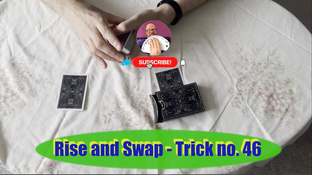 ChrissMagic1's tweet image. Check out Rise and Swap at at youtu.be/_tTzneKdlPo

Please also hit Like and Subscribe

#magic #cardtricks #magictricks #cardtrick #magictrick #cardmagic #cardmagictricks #magician