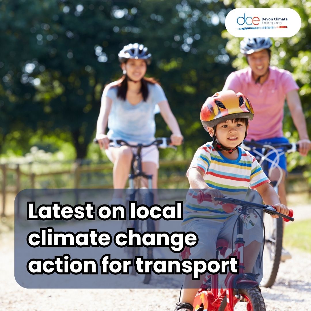 For #TransportAndClimateChange week - what's happening in Devon for sustainable transport? 🤔

See the latest action on the Devon Climate Emergency website under the 'Transport' theme:

soc.devon.cc/TakingAction_H…

#SustainableTravel <a href="/travel_devon/">Travel Devon</a> <a href="/DevonLNP/">Devon Local Nature Partnership</a>