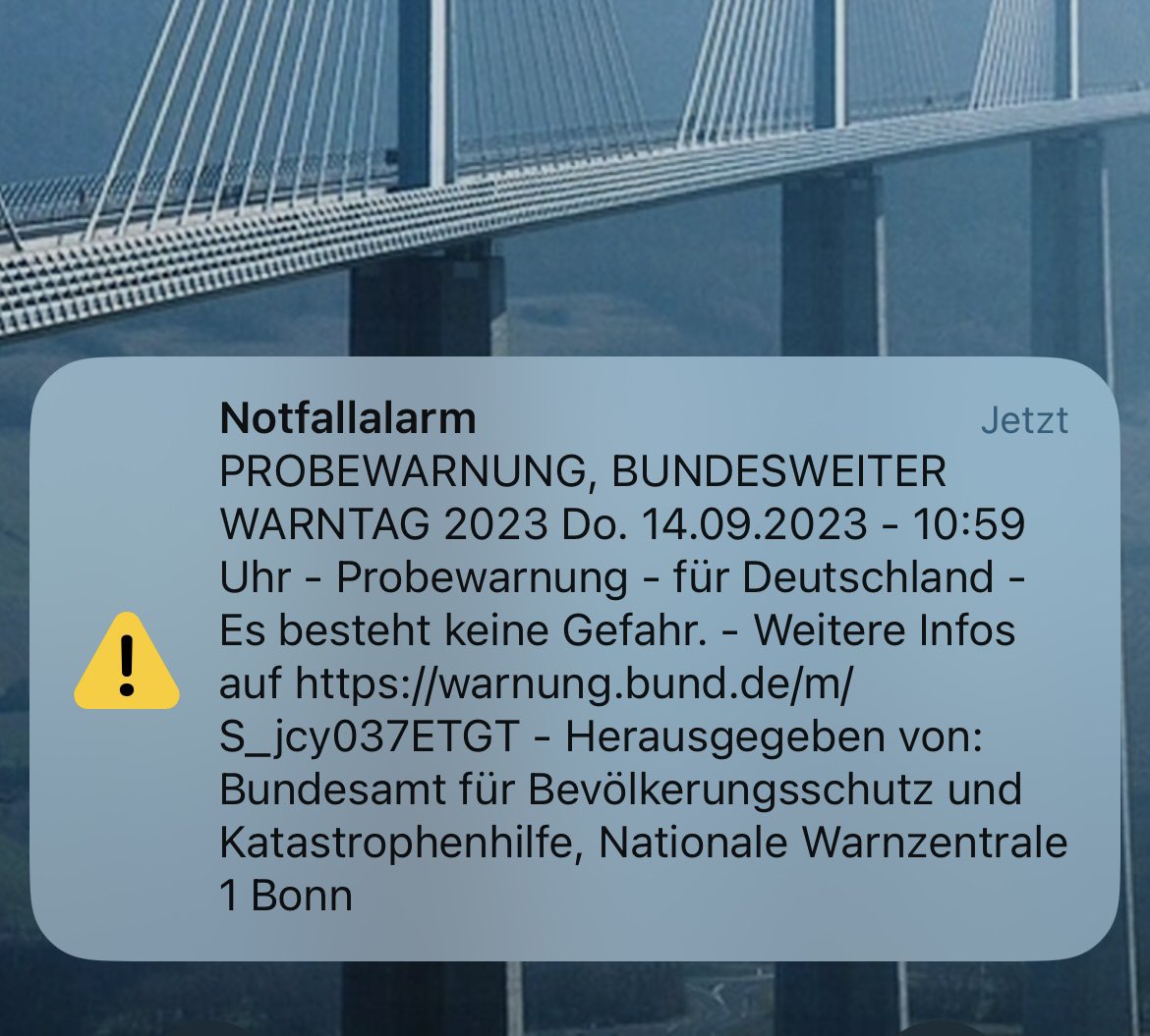 martin_speer's tweet image. Funktioniert ✅

#Probewarnung