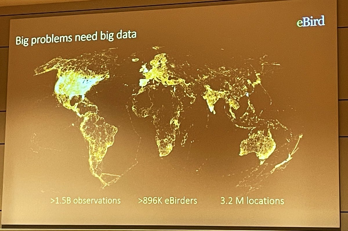 Big problems need big data! 

<a href="/ADRodewald/">Amanda D. Rodewald</a> of <a href="/CornellBirds/">Cornell Lab</a> visits @Biology_LU to talk about the value of citizen science <a href="/Team_eBird/">eBird</a> data for #conservation
